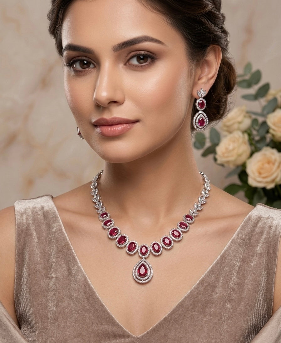 The Empress Ruby & Marquise Diamond Gala Set