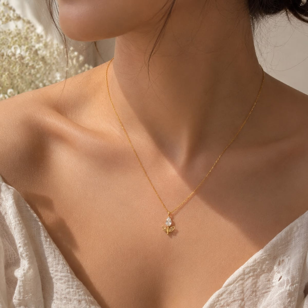 Phool Khile Hain" Anti-Tarnish Tulip Chain