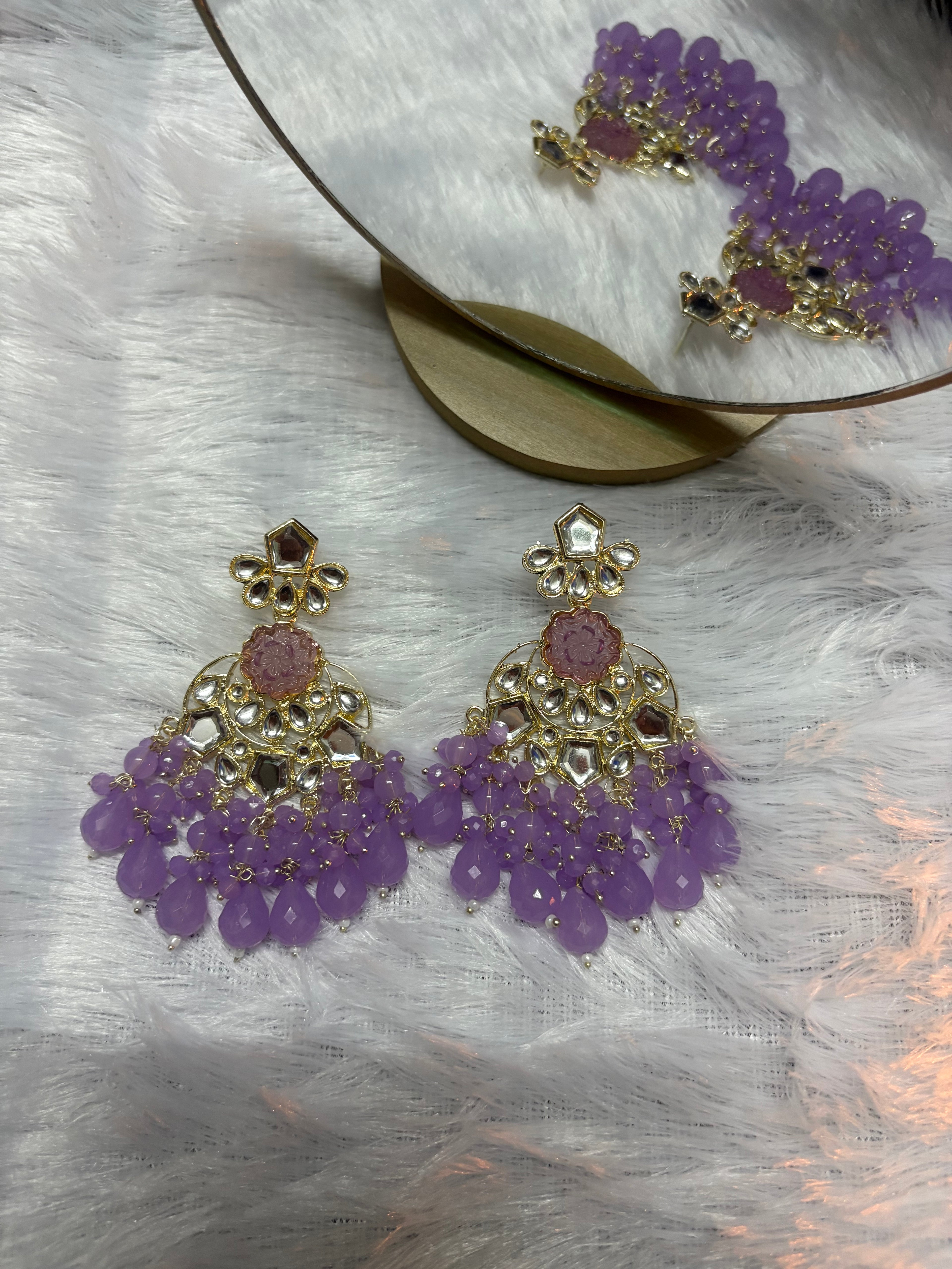 Royal lavender Earrings