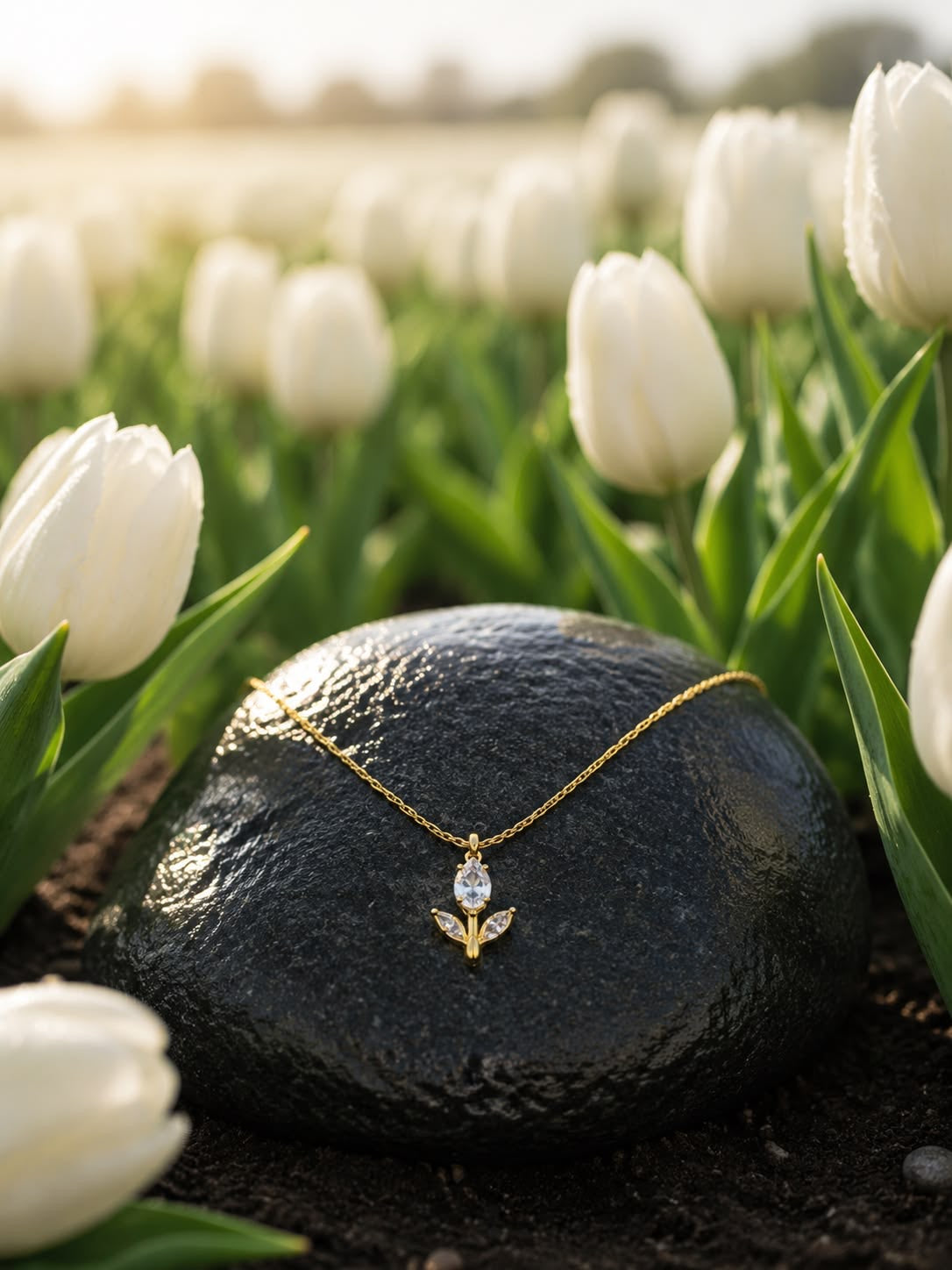 Phool Khile Hain" Anti-Tarnish Tulip Chain