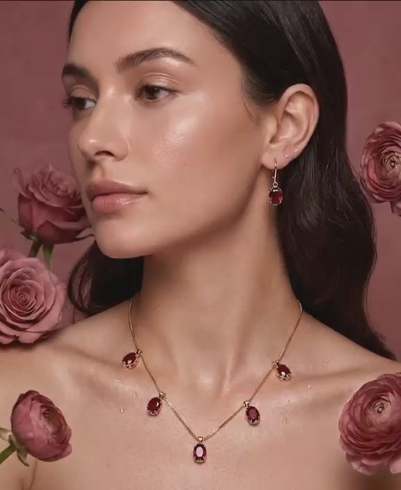 The "Lal Ishq" Ruby Radiance Set