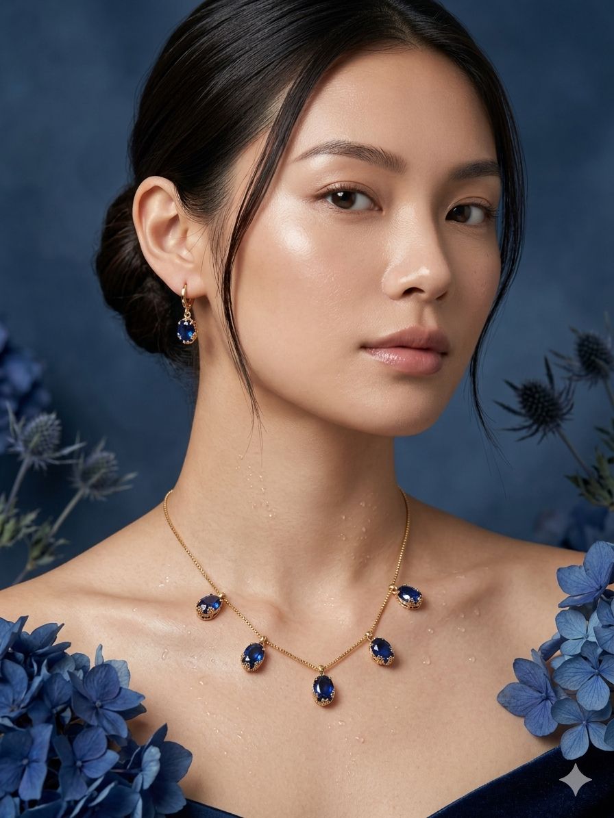 The Royal Blue ‘Dil-Khush’ Droplet Set