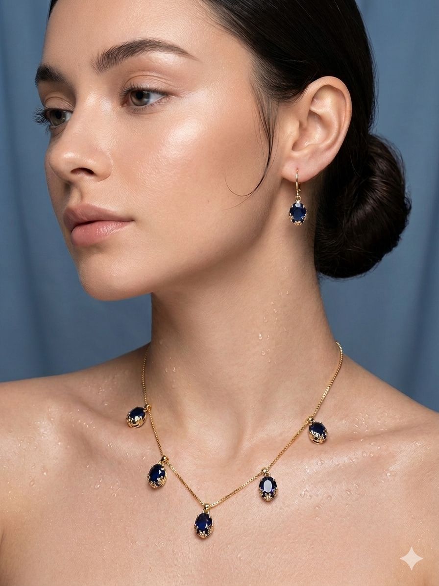 The Royal Blue ‘Dil-Khush’ Droplet Set