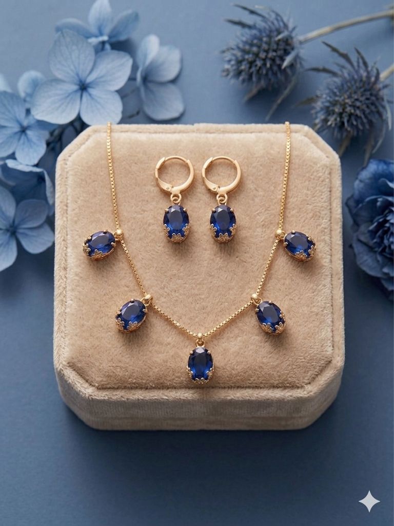 The Royal Blue ‘Dil-Khush’ Droplet Set